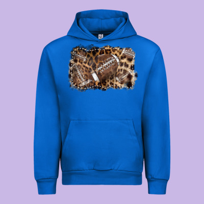Football Background Leopard Urban Hoodie Designed By Nancycooperartshop