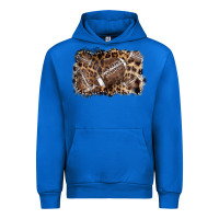 Cobalt Football background leopard Urban Hoodie - NancyCooperArtShop