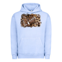 Pigment Grape Ice Football background leopard Urban Hoodie - NancyCooperArtShop