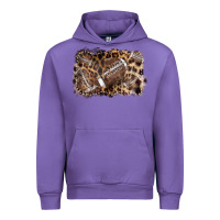 Tulip Football background leopard Urban Hoodie - NancyCooperArtShop