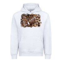 White Football background leopard Urban Hoodie - NancyCooperArtShop
