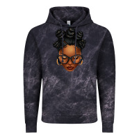 Cloud Black afro woman with bantu knots Vintage Hoodie - texasbilliewilder