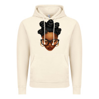 Vintage Artic afro woman with bantu knots Vintage Hoodie - texasbilliewilder