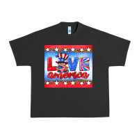 Pigment Black love america gnome Urban Heavy Tee - HRA Design Shop