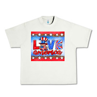 Pistachio love america gnome Urban Heavy Tee - HRA Design Shop