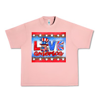Salmon love america gnome Urban Heavy Tee - HRA Design Shop