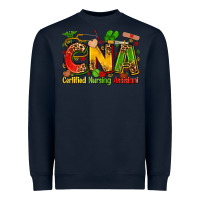Navy Certified nursing assistant juneteenth Heavyweight Sweatshirt - Zillion Design Studio