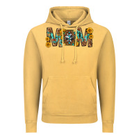 Vintage Mustard mom with aztec mothers day Vintage Hoodie - texasbilliewilder