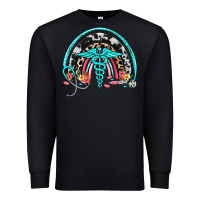 Black nurse rainbow Premium Sweatshirt - NancyCooperArtShop