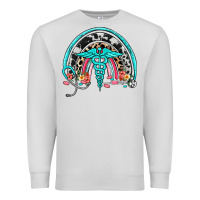 Dove Grey nurse rainbow Premium Sweatshirt - NancyCooperArtShop