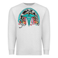 Oatmeal Heather nurse rainbow Premium Sweatshirt - NancyCooperArtShop
