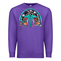 Purple nurse rainbow Premium Sweatshirt - NancyCooperArtShop