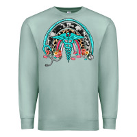 Seafoam nurse rainbow Premium Sweatshirt - NancyCooperArtShop