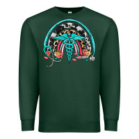 Sports Green nurse rainbow Premium Sweatshirt - NancyCooperArtShop