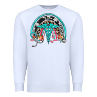White nurse rainbow Premium Sweatshirt - NancyCooperArtShop