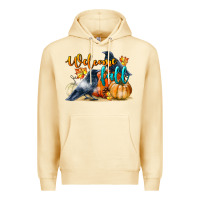 Welcome Fall With Crow Premium Hoodie | Teevron