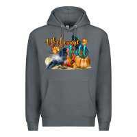 Rock Welcome Fall With Crow Premium Hoodie - LillyAllenDesigns