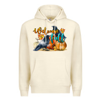 Sandshell Welcome Fall With Crow Premium Hoodie - LillyAllenDesigns