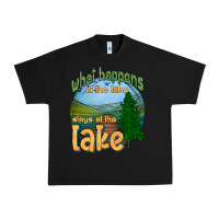 Black what happens at the lake stays at the lake Urban Heavy Tee - HRA Design Shop