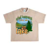 French Oak what happens at the lake stays at the lake Urban Heavy Tee - HRA Design Shop
