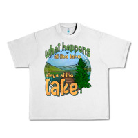 Lunar Rock what happens at the lake stays at the lake Urban Heavy Tee - HRA Design Shop