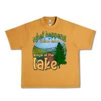 What Happens At The Lake Stays At The Lake Urban Heavy Tee | Teevron