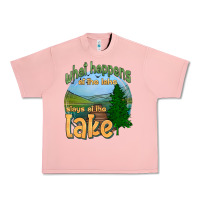 Salmon what happens at the lake stays at the lake Urban Heavy Tee - HRA Design Shop