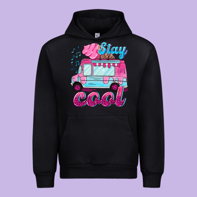 Stay Cool With Ice Cream Van Summer Urban Hoodie Designed By Nancycooperartshop