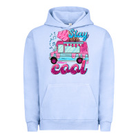 Pigment Grape Ice Stay cool with ice cream van summer Urban Hoodie - NancyCooperArtShop