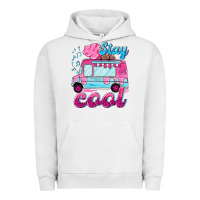 Pigment Lunar Rock Stay cool with ice cream van summer Urban Hoodie - NancyCooperArtShop