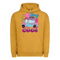 Pigment Peanut Butter Stay cool with ice cream van summer Urban Hoodie - NancyCooperArtShop