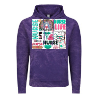 Cloud Purple nurse life Vintage Hoodie - Zillion Design Studio