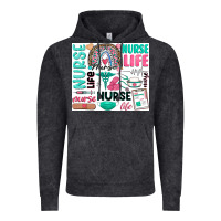 Vintage Black nurse life Vintage Hoodie - Zillion Design Studio