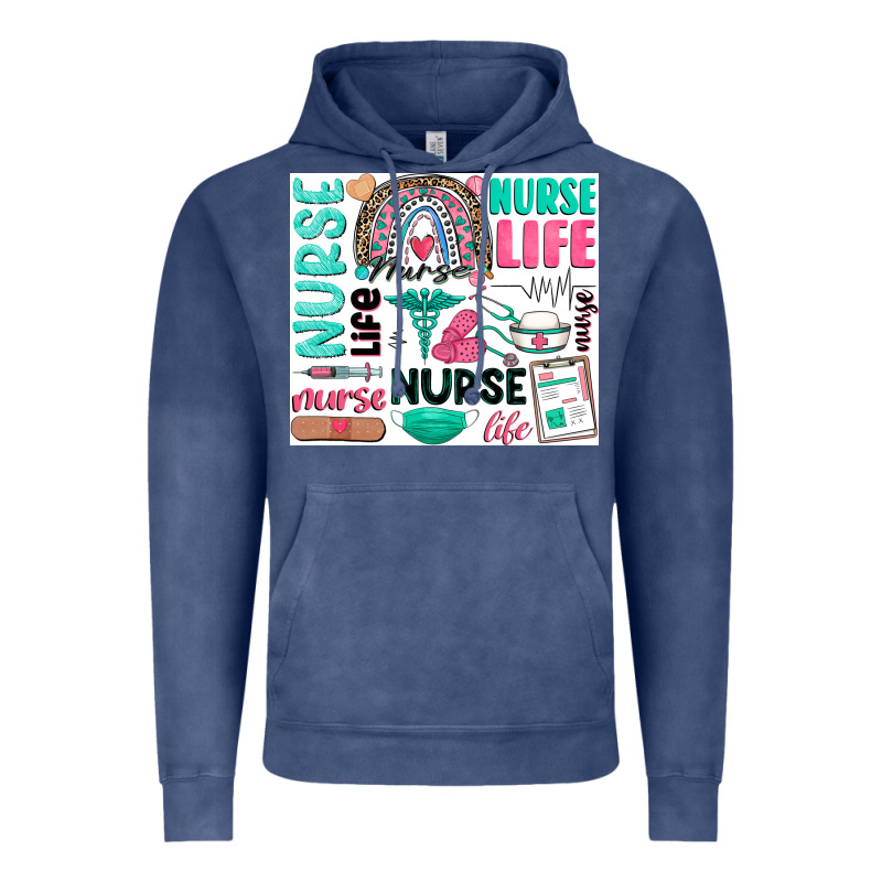 Nurse Life Vintage Hoodie by Zillion Design Studio | Teevron