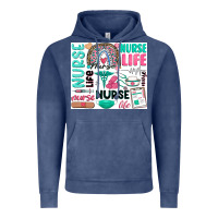 Vintage Denim nurse life Vintage Hoodie - Zillion Design Studio