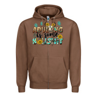 Chestnut adulting is some bullshit Zipper Hoodie - NancyCooperArtShop