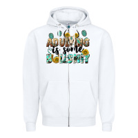 White adulting is some bullshit Zipper Hoodie - NancyCooperArtShop
