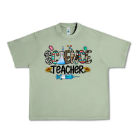 Oil Green science teacher Urban Heavy Tee - CowhideDigitalArt