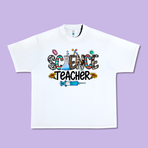 Science Teacher Urban Heavy Tee Designed By Cowhidedigitalart