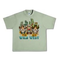Oil Green wild west western gnome Urban Heavy Tee - BarkalooDesign