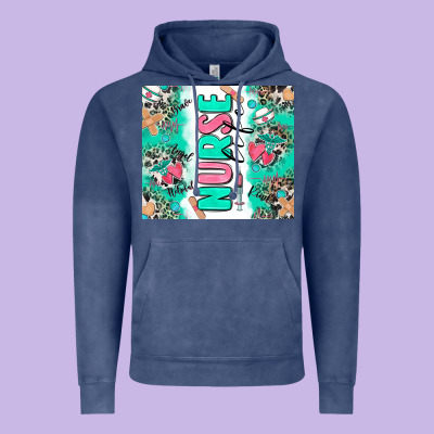 Nurse Life Vintage Hoodie Designed By Zillion Design Studio