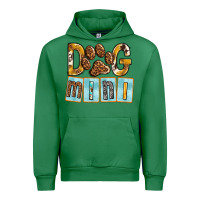 Emerald Dog Mini with Paw Urban Hoodie - texasbilliewilder