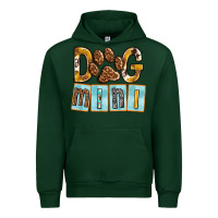 Foreset Green Dog Mini with Paw Urban Hoodie - texasbilliewilder