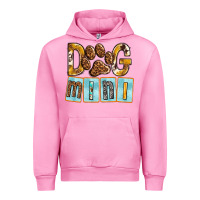 Fuchsia Pink Dog Mini with Paw Urban Hoodie - texasbilliewilder