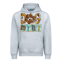 Heather Grey Dog Mini with Paw Urban Hoodie - texasbilliewilder