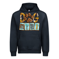Navy Dog Mini with Paw Urban Hoodie - texasbilliewilder