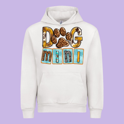 Dog Mini With Paw Urban Hoodie Designed By Texasbilliewilder