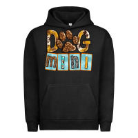 Pigment Black Dog Mini with Paw Urban Hoodie - texasbilliewilder