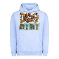 Pigment Grape Ice Dog Mini with Paw Urban Hoodie - texasbilliewilder