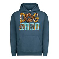 Pigment Midnight Navy Dog Mini with Paw Urban Hoodie - texasbilliewilder